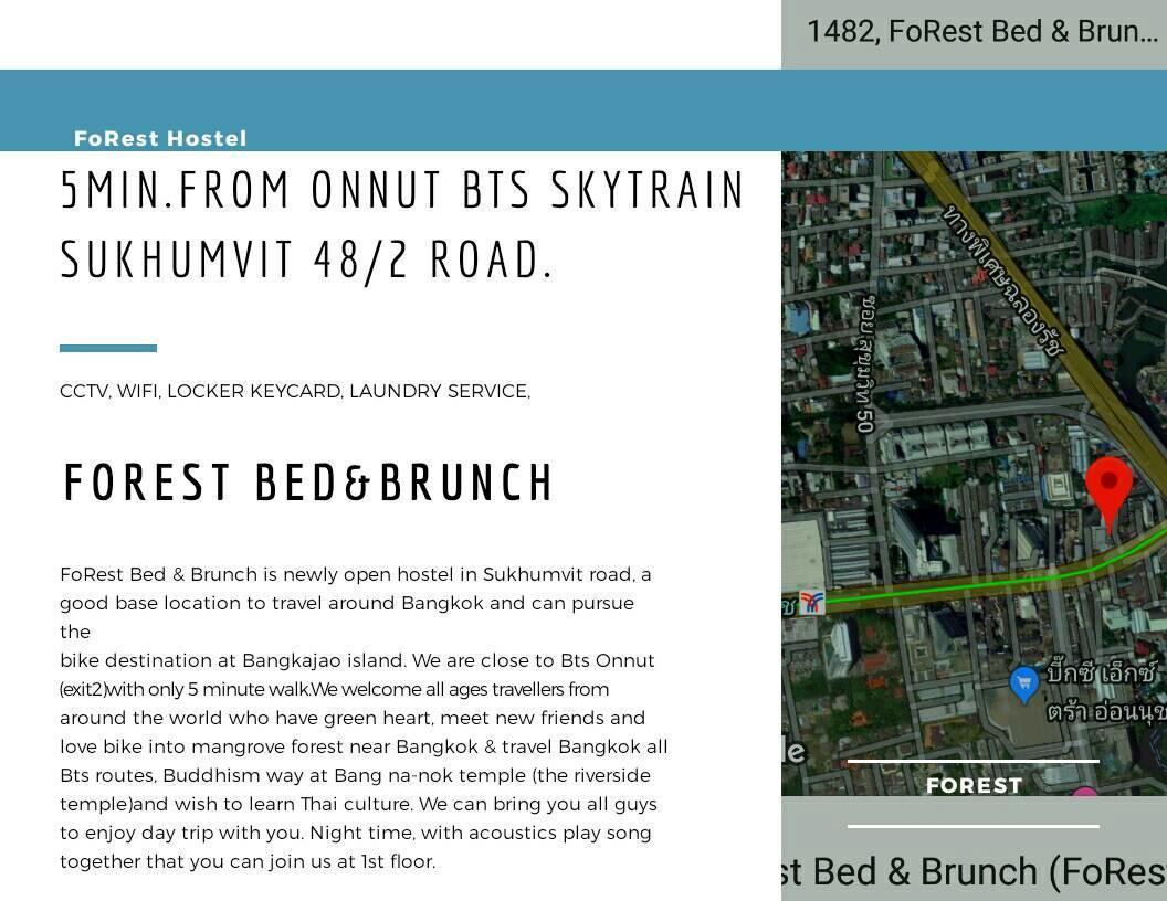 Forest Bed&Brunch Bangkok Exterior photo
